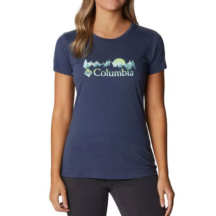 COLUMBIA Daisy Days SS Graphic Tee Nocturnal Heather